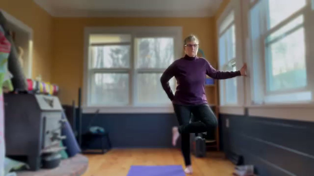 20th Nov.- Building strength into right leg and mobility into left hip